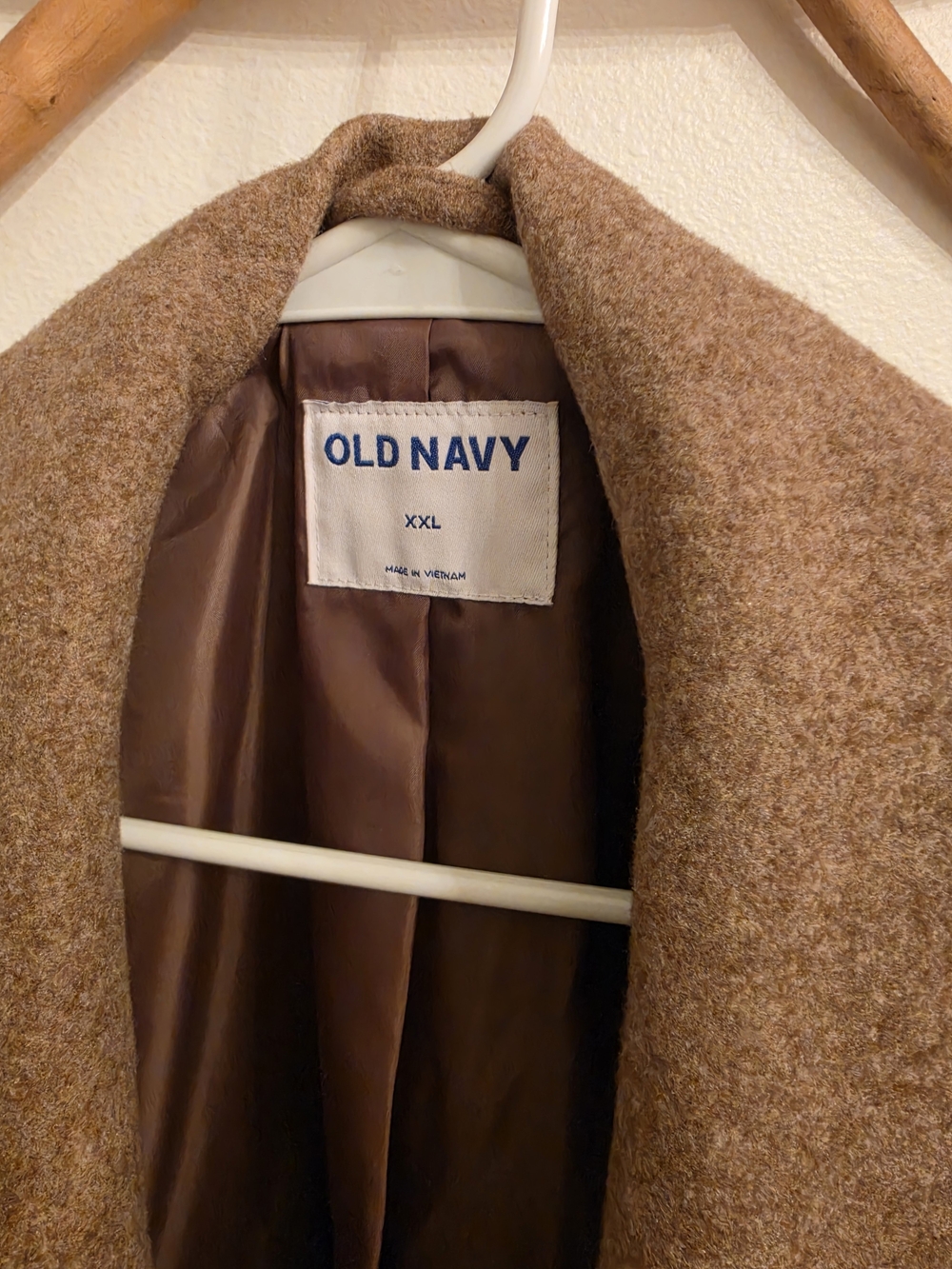 Old Navy Brown Wool-Blend Coat